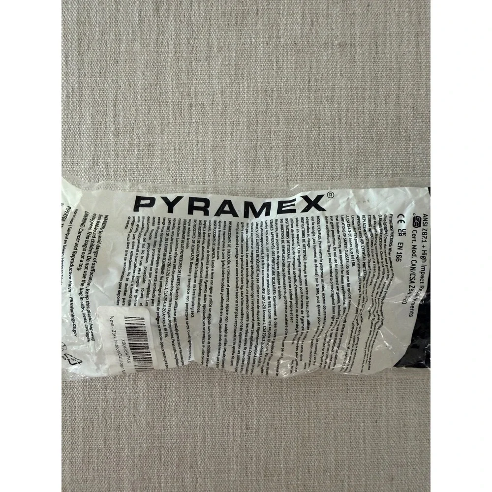 Pyramex Ztek Safety Glasses Indoor Outdoor Mirror Lens ANSI Z87.1+ High Impact